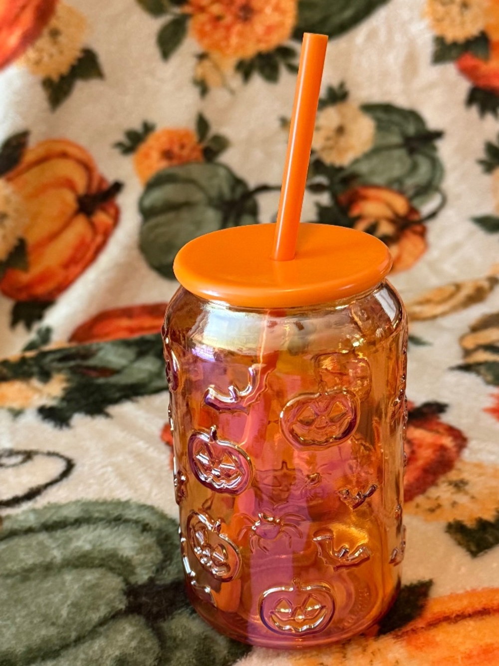 Viral TikTok Halloween Tumbler with Lid and Straw